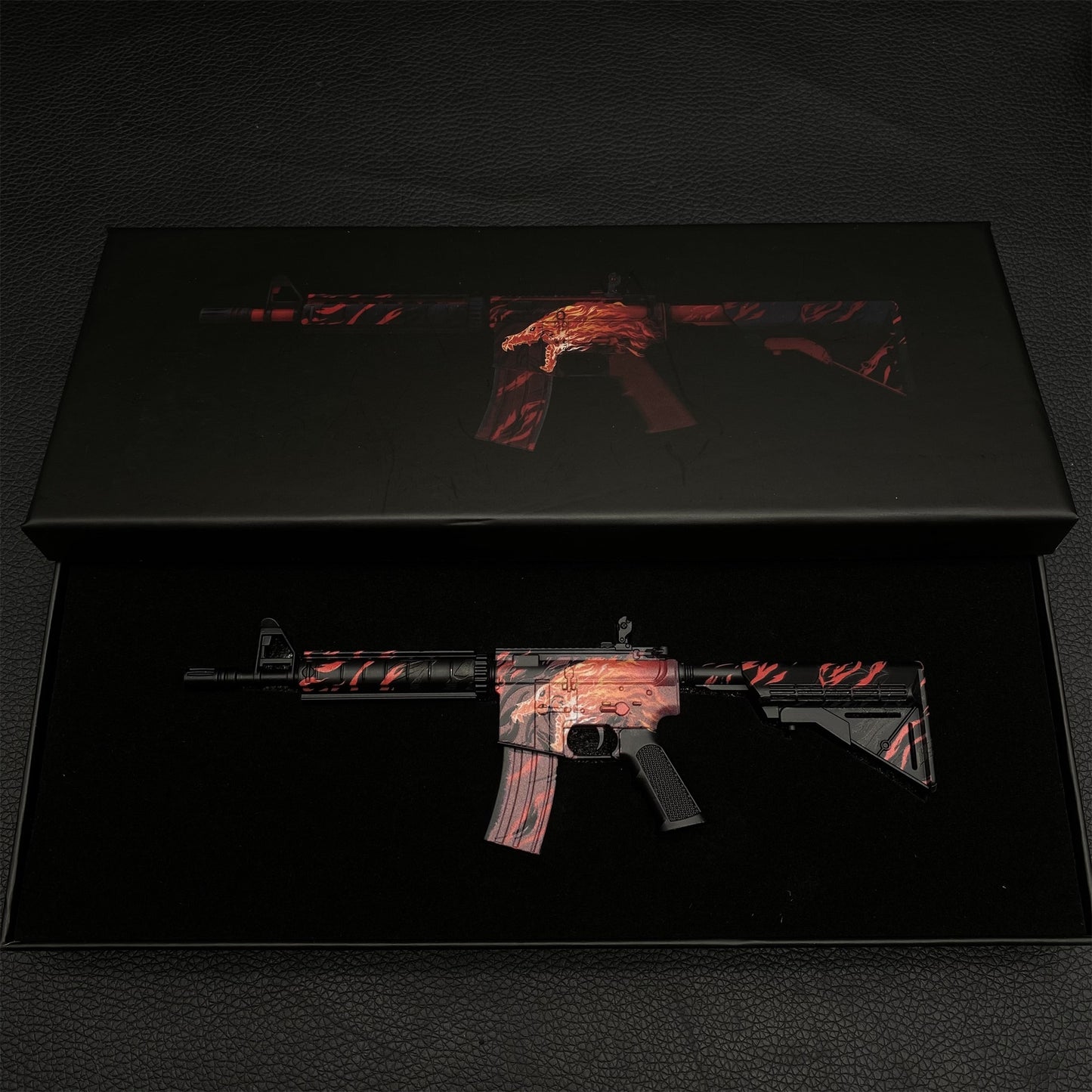 Most Popular Howl In Living Color Skin M4A4 Gun Miniature For Display