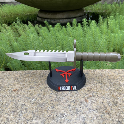 Re4 Leon Combat Knife Metal Blunt Blade Replica