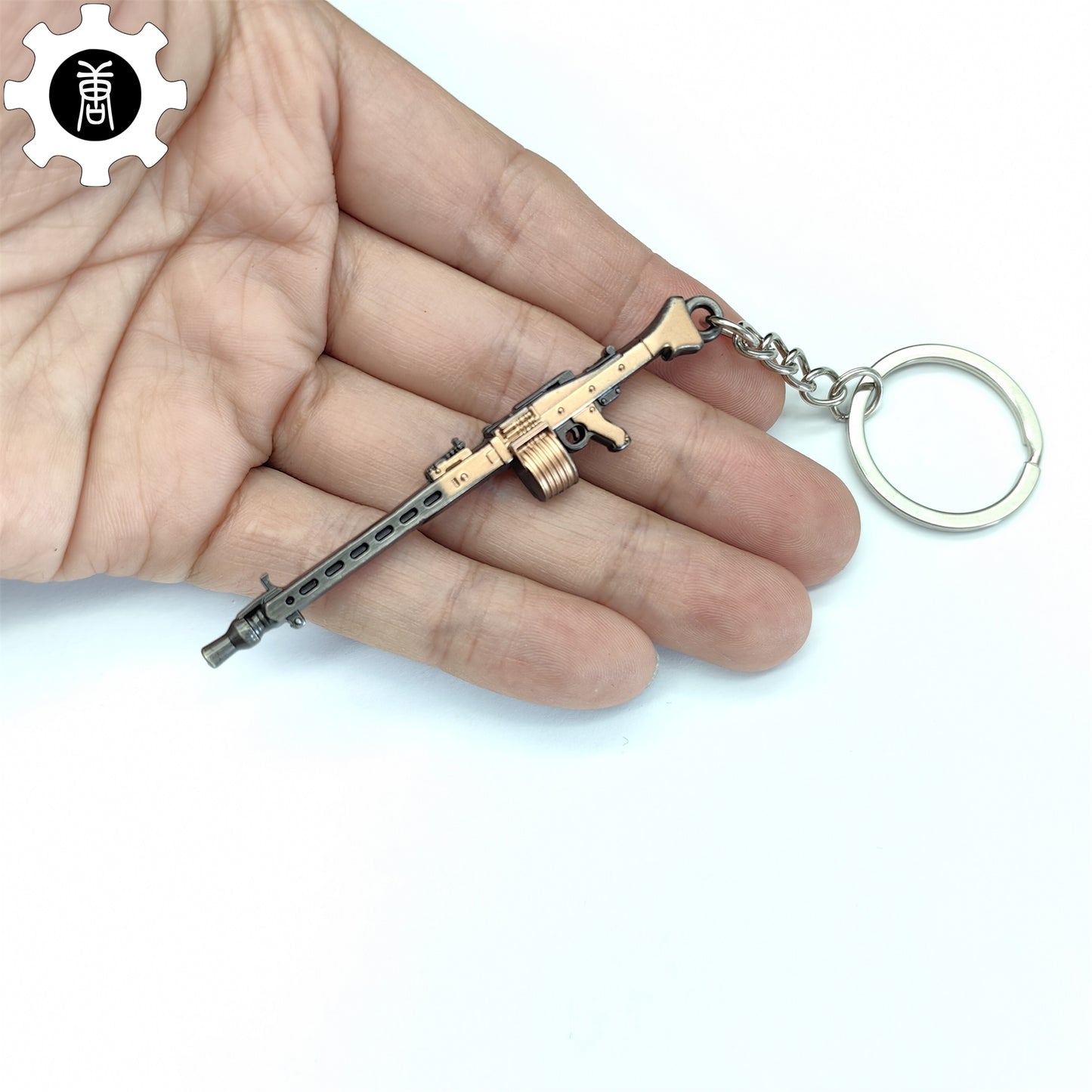 Mini MG3 Machine Gun Model Metal Keychain – Leones Marvelous Items