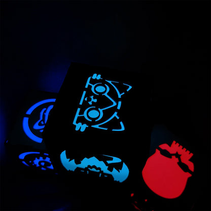MH Dragon Cat Wood Cube Light Desk Decor
