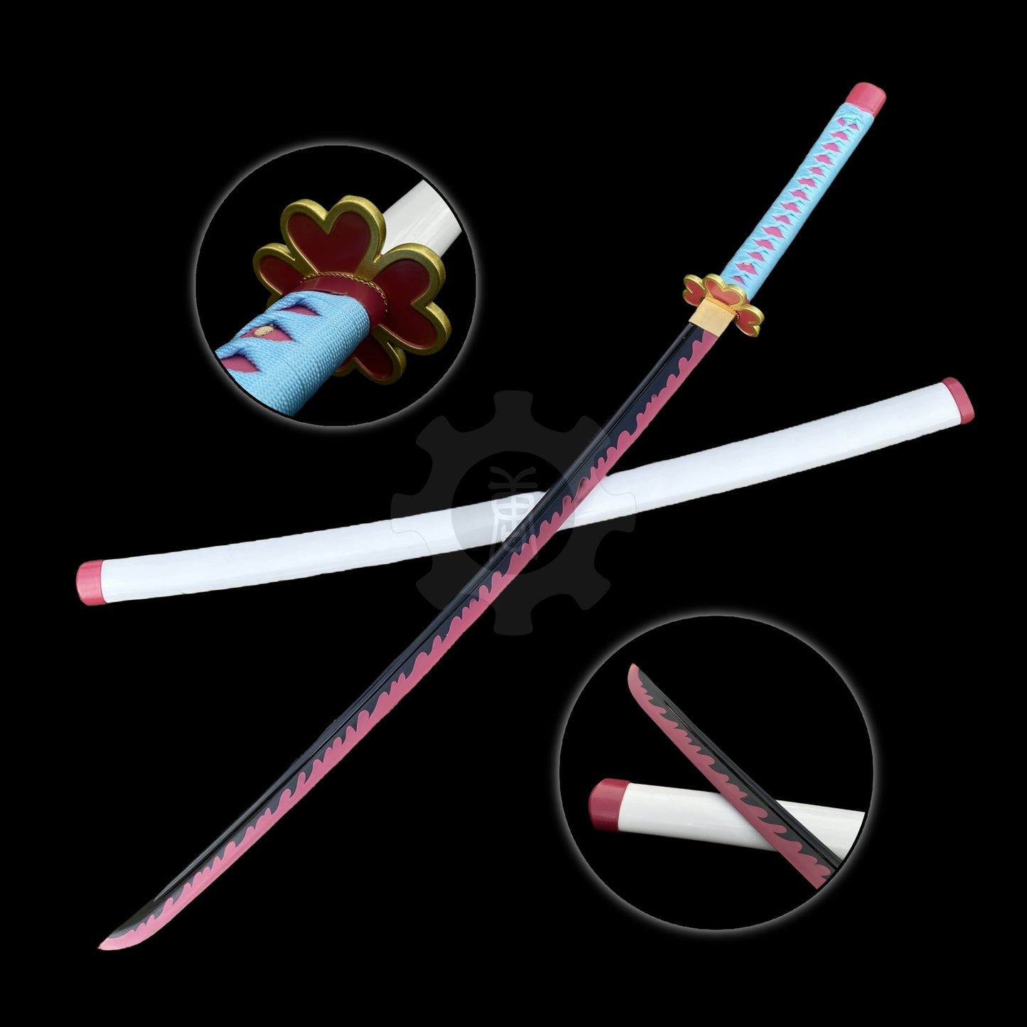 Mitsuri Nichirin Sword Katana 1045 Carbon Steel Version