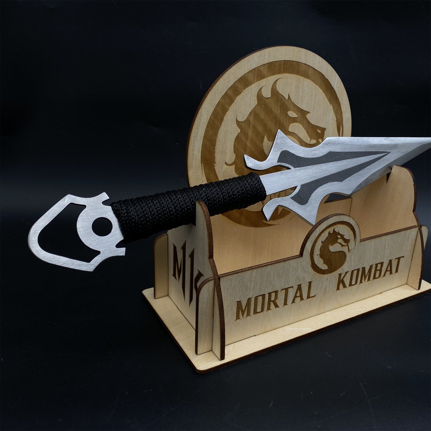 Hand-Forged Steel MK Scorpion Kunai Unboxing Knife