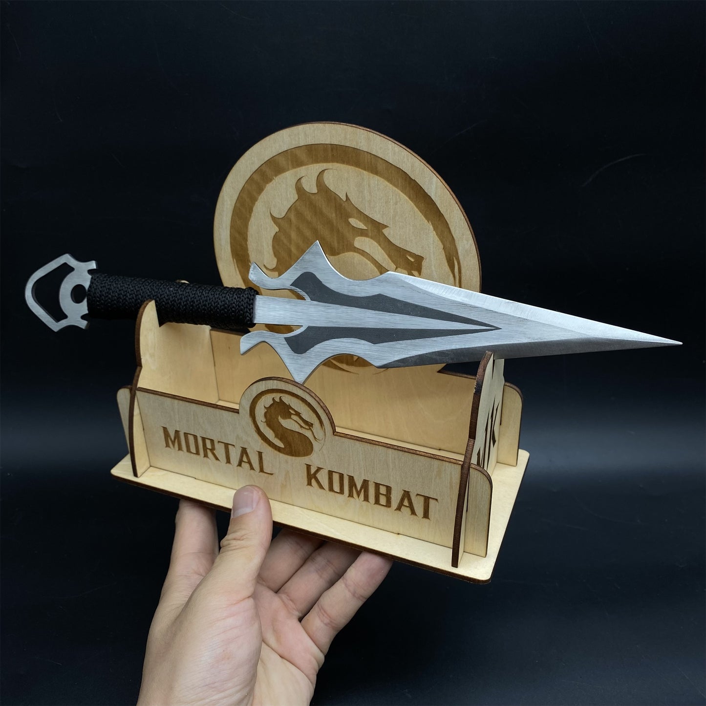 Hand-Forged Steel MK Scorpion Kunai Unboxing Knife
