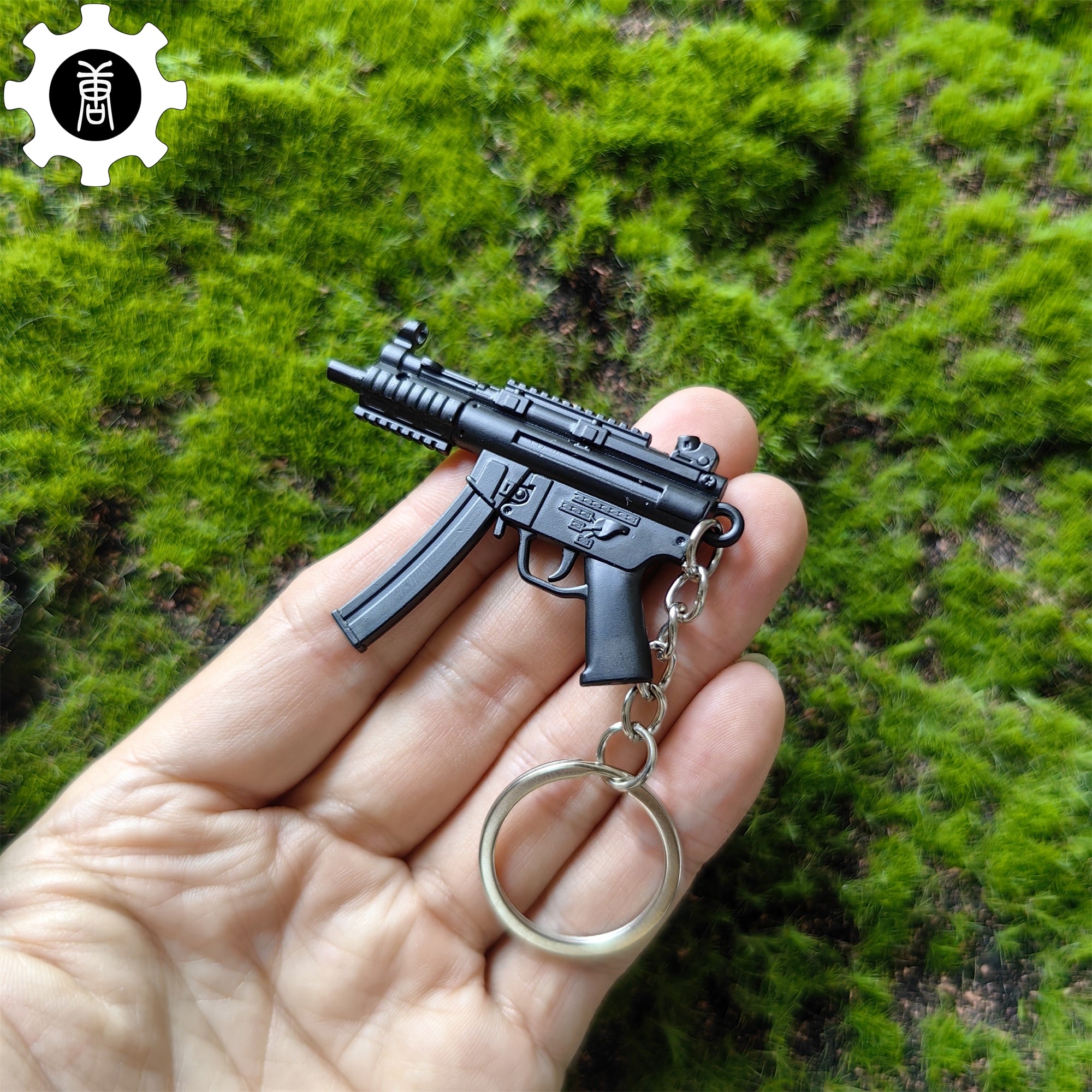 Mp5 Keychain Metal MP5K Mini Submachine Gun Model Keychain – Leones Marvelous Items