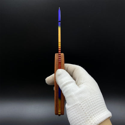 420 Steel CS Marble Fade Skin Gut Knife Outdoor Camping Knife For Collection