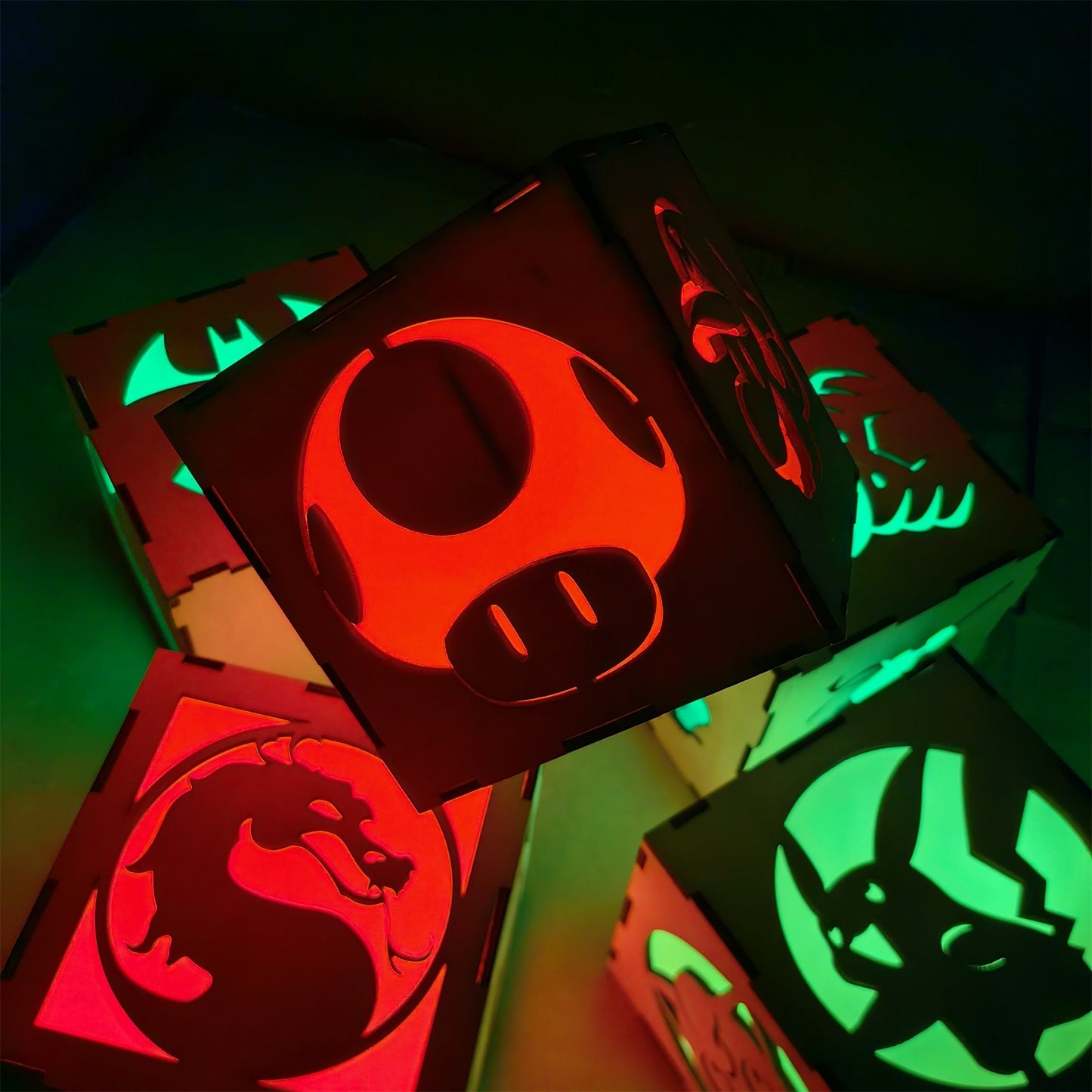 Handmade Mario-Inspired Night Light