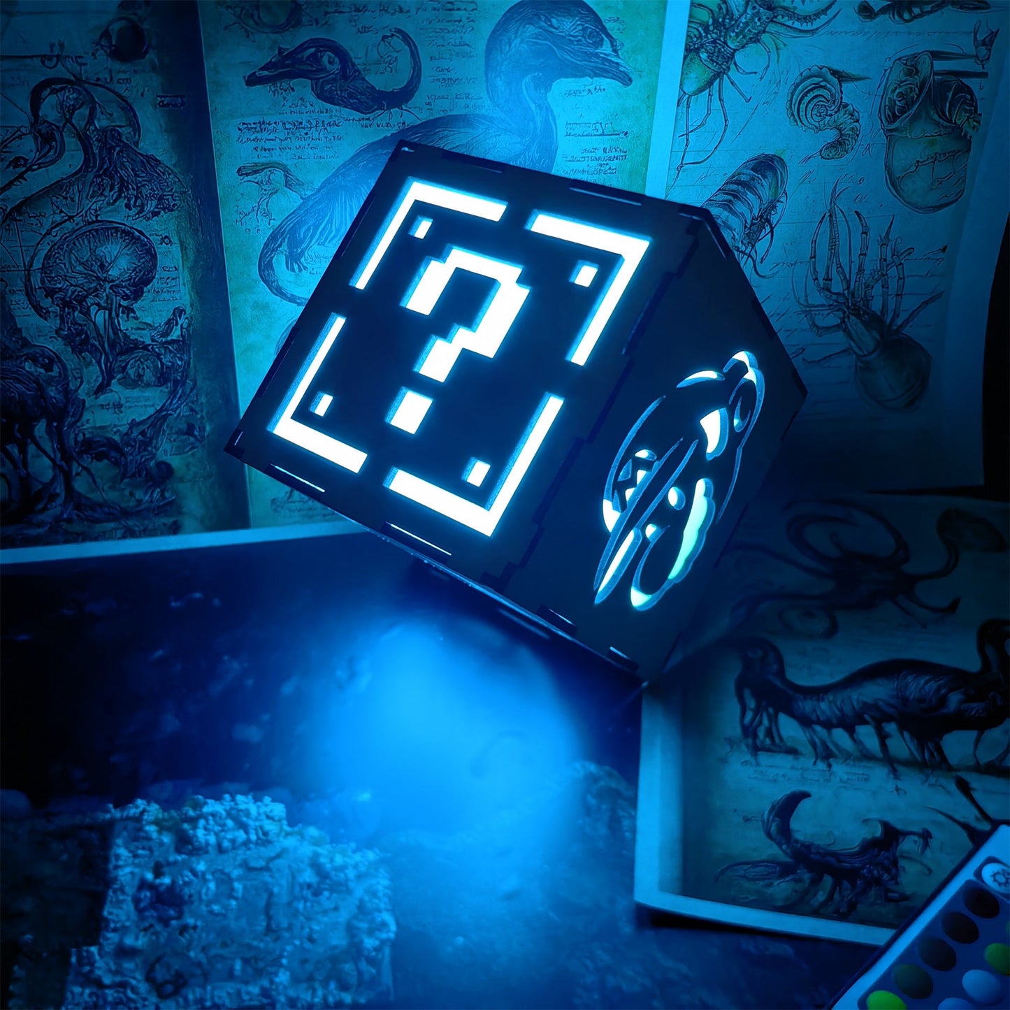 Handmade Mario-Inspired Night Light