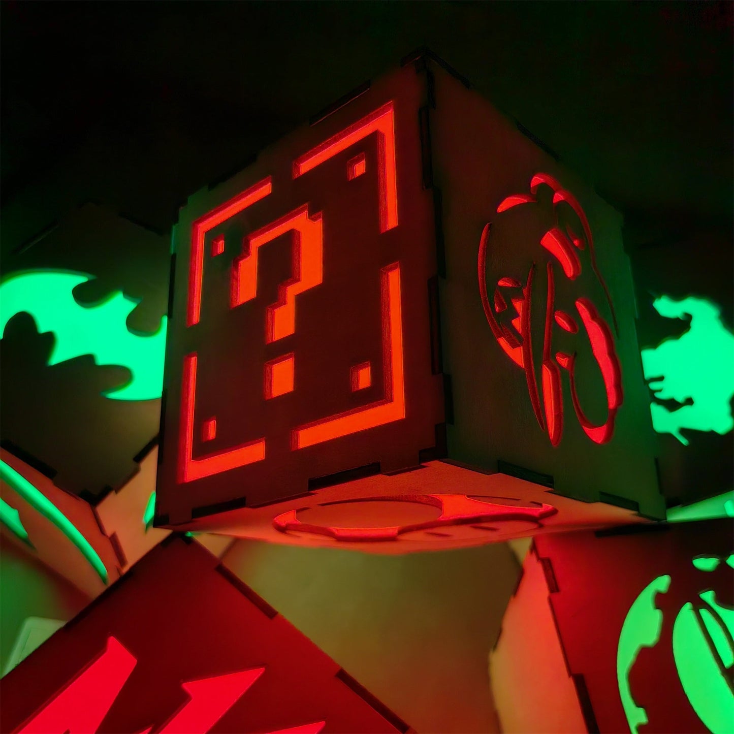 Handmade Mario-Inspired Night Light