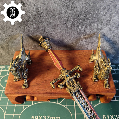 3D Printed 1: 6 Scale Sword Of Night And Flame