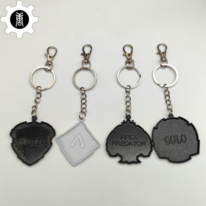 Metal Champion Medal Keychain Pendant