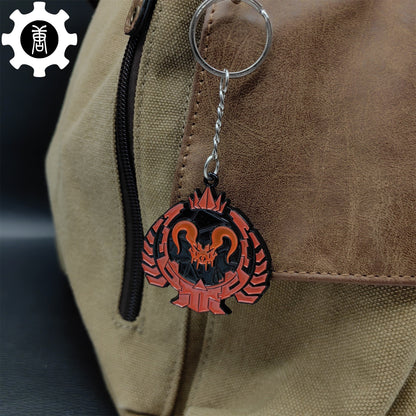 Metal Champion Medal Keychain Pendant
