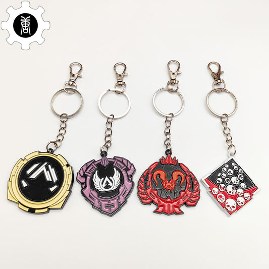 Metal Champion Medal Keychain Pendant