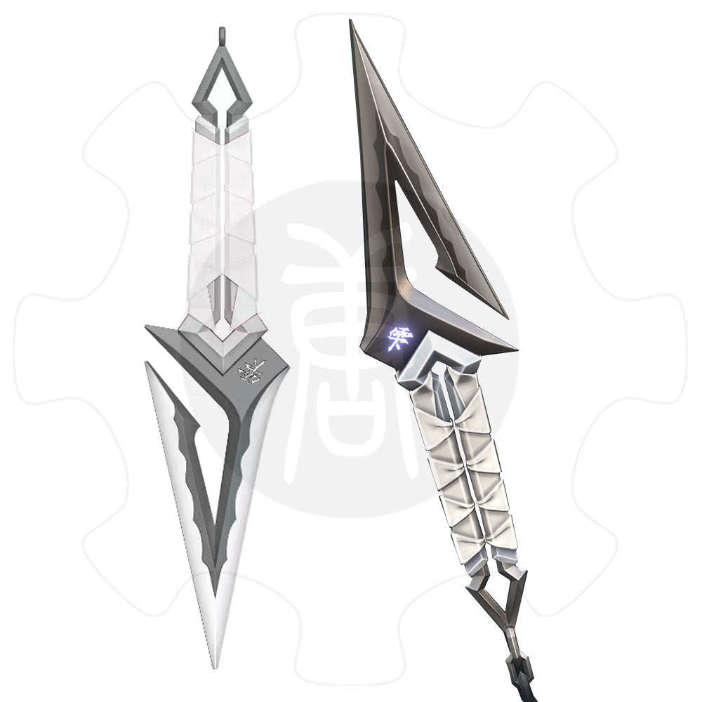 Metal Kuronami no Yaiba Life Size Kuronami Kunai Replica - Dull Blade Collectibles