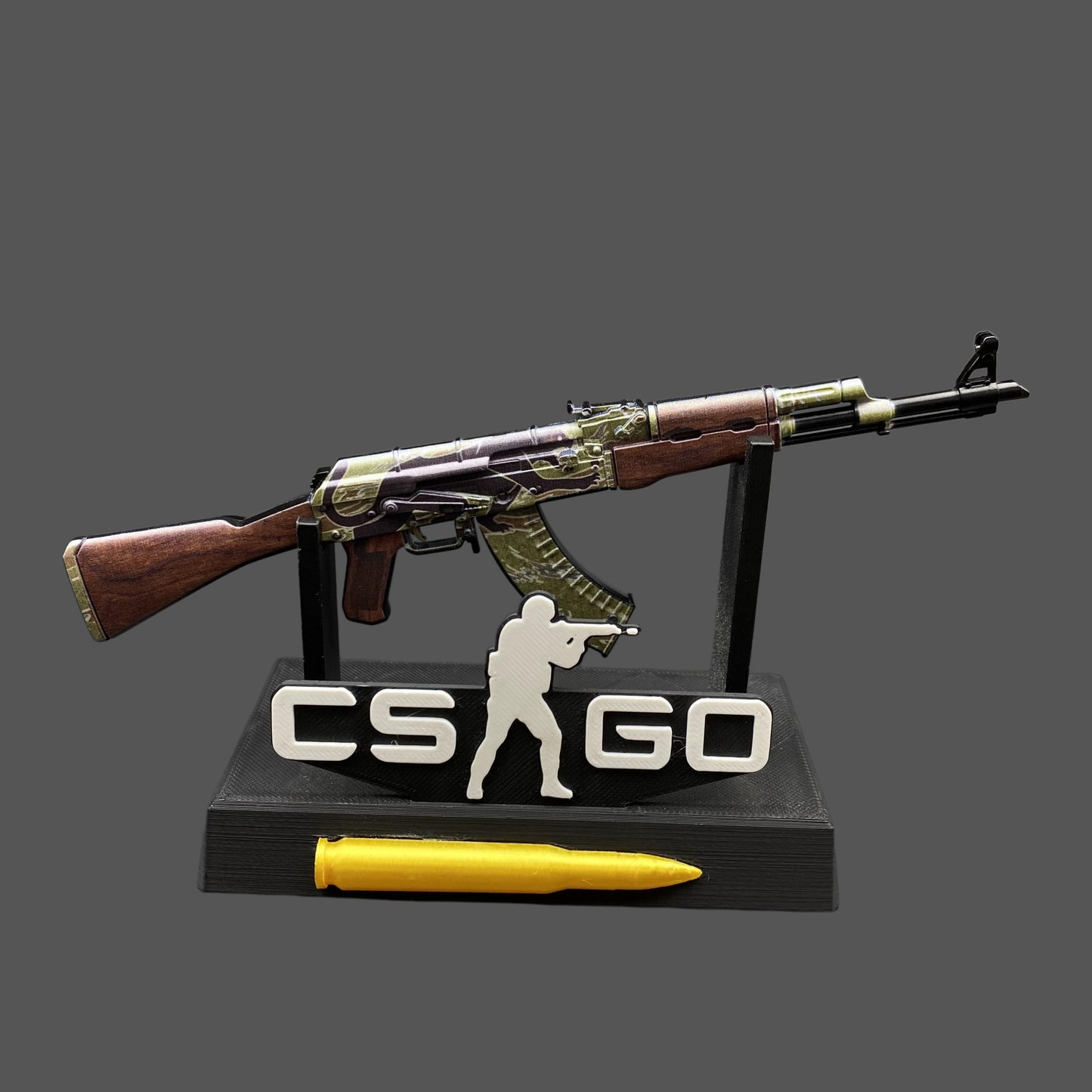 Mini AK-47 Jaguar Metal Model CS2 Game Collectible