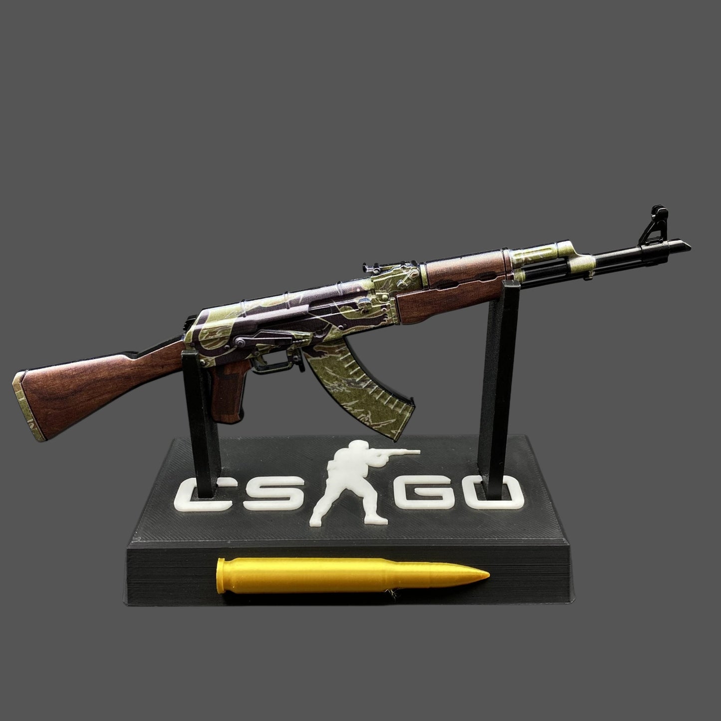 Mini AK-47 Jaguar Metal Model CS2 Game Collectible