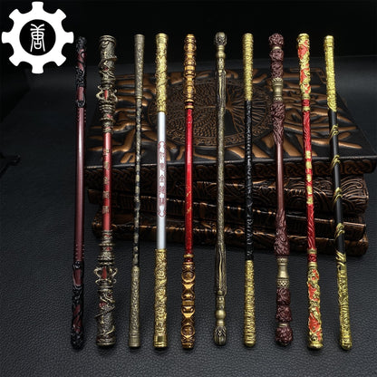 Metal Wukong Bar Monkey King Staff 8.7' Replica 10 In 1 Pack