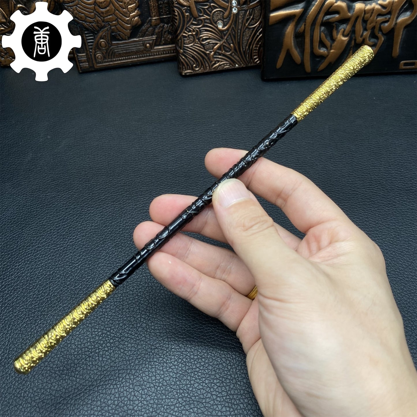 Metal Wukong Bar Monkey King Staff 8.7' Replica 10 In 1 Pack