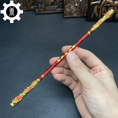 Metal Wukong Bar Monkey King Staff 8.7' Replica 10 In 1 Pack