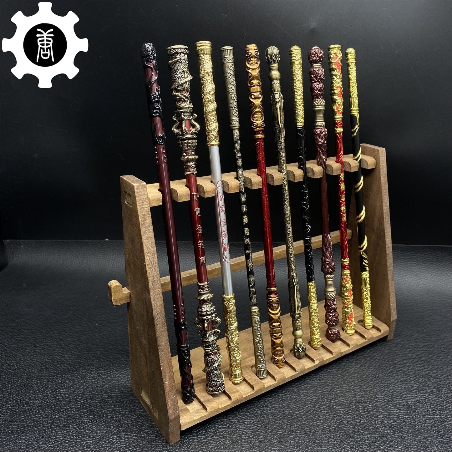 Metal Wukong Bar Monkey King Staff 8.7' Replica 10 In 1 Pack