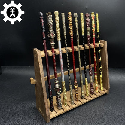 Metal Wukong Bar Monkey King Staff 8.7' Replica 10 In 1 Pack