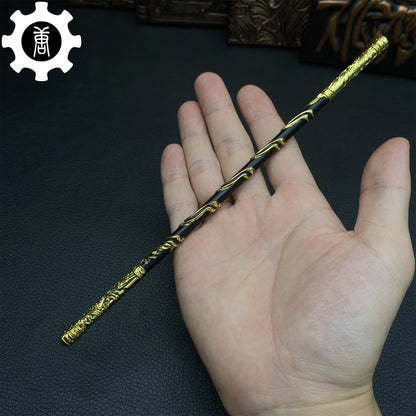 Metal Wukong Bar Monkey King Staff 8.7' Replica 10 In 1 Pack