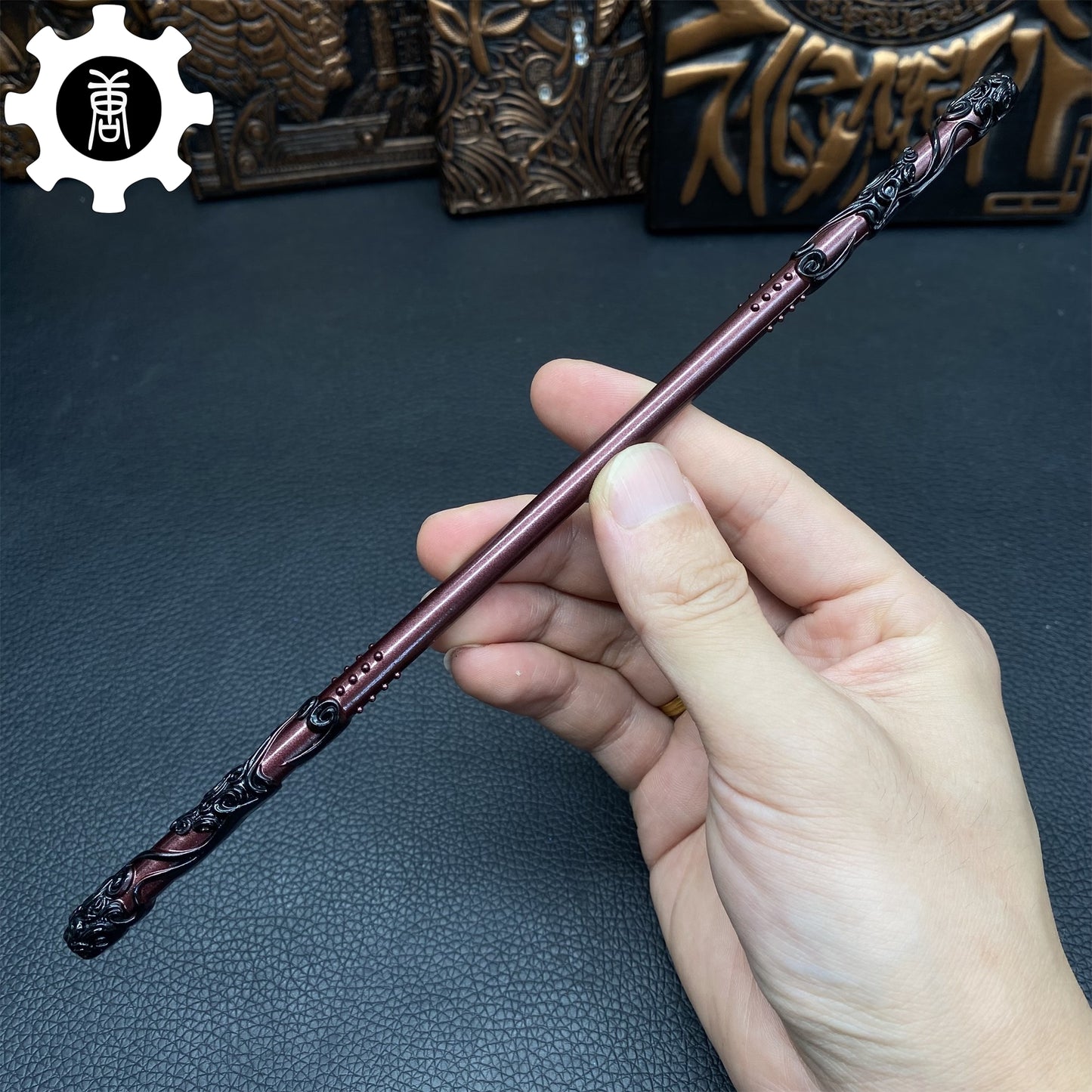 Metal Wukong Bar Monkey King Staff 8.7' Replica 10 In 1 Pack