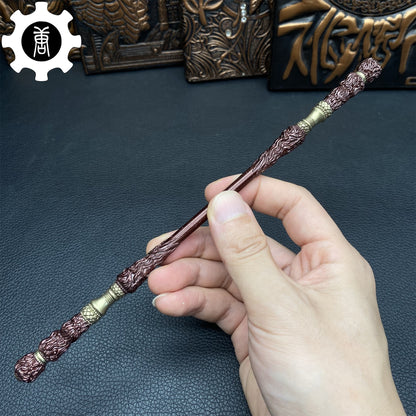 Metal Wukong Bar Monkey King Staff 8.7' Replica 10 In 1 Pack