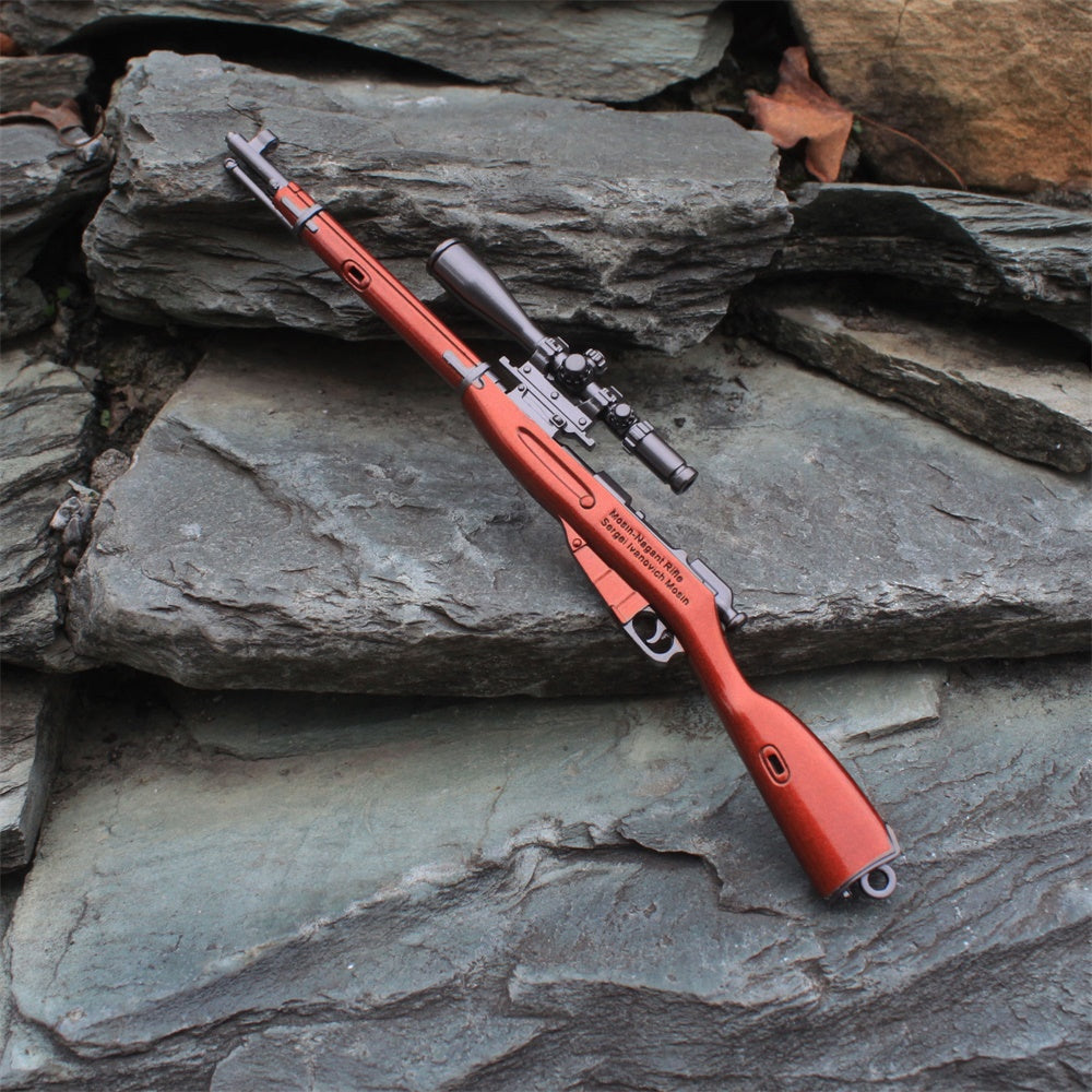 Metal Mosin-Nagant Rifle Miniature Sniper 17CM/6.7"