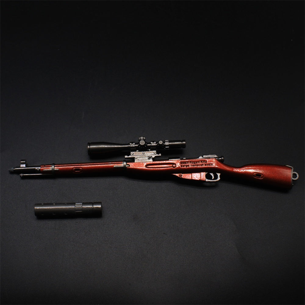Metal Mosin-Nagant Rifle Miniature Sniper 17CM/6.7"