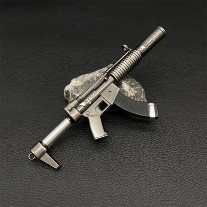 Miniature Metal Suppressed SMG Mp5 SSD 16CM/6.2"