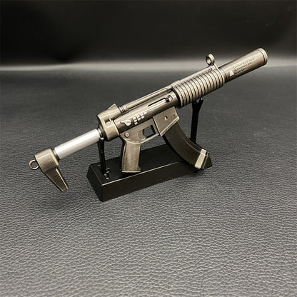 Miniature Metal Suppressed SMG Mp5 SSD 16CM/6.2"
