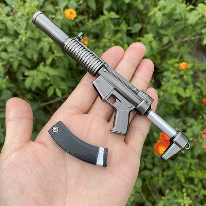 Miniature Metal Suppressed SMG Mp5 SSD 16CM/6.2"