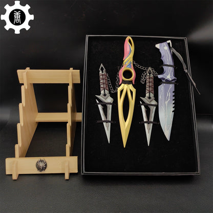 Mystbloom Kunai Smite Knife Kuronami No Yaiba Mini Metal Replica 