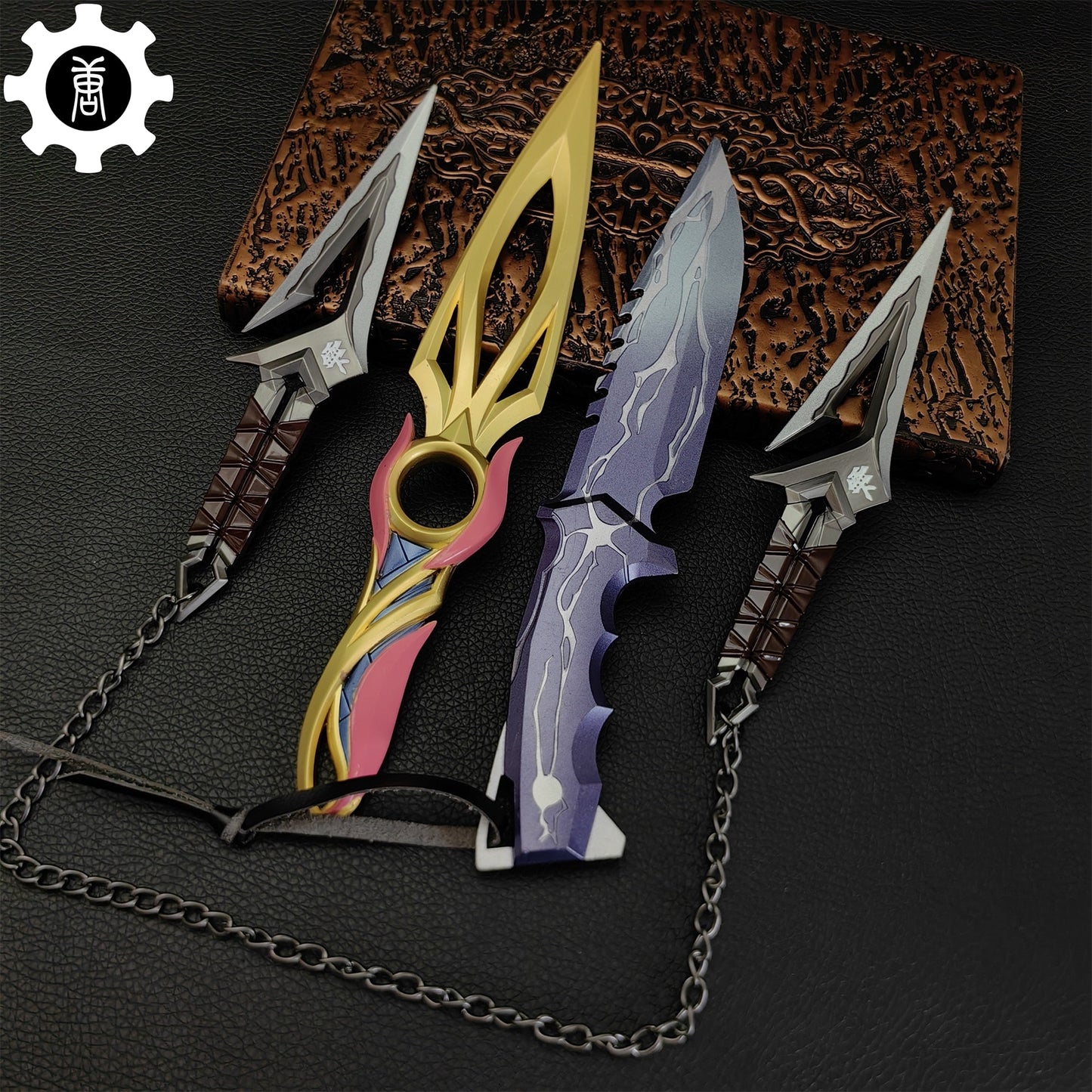 Mystbloom Kunai Smite Knife Kuronami No Yaiba Mini Metal Replica 