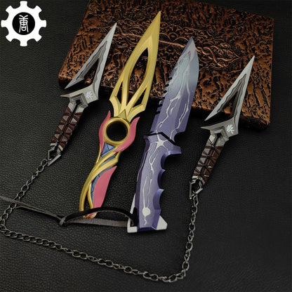 Mystbloom Kunai Smite Knife Kuronami No Yaiba Mini Metal Replica 