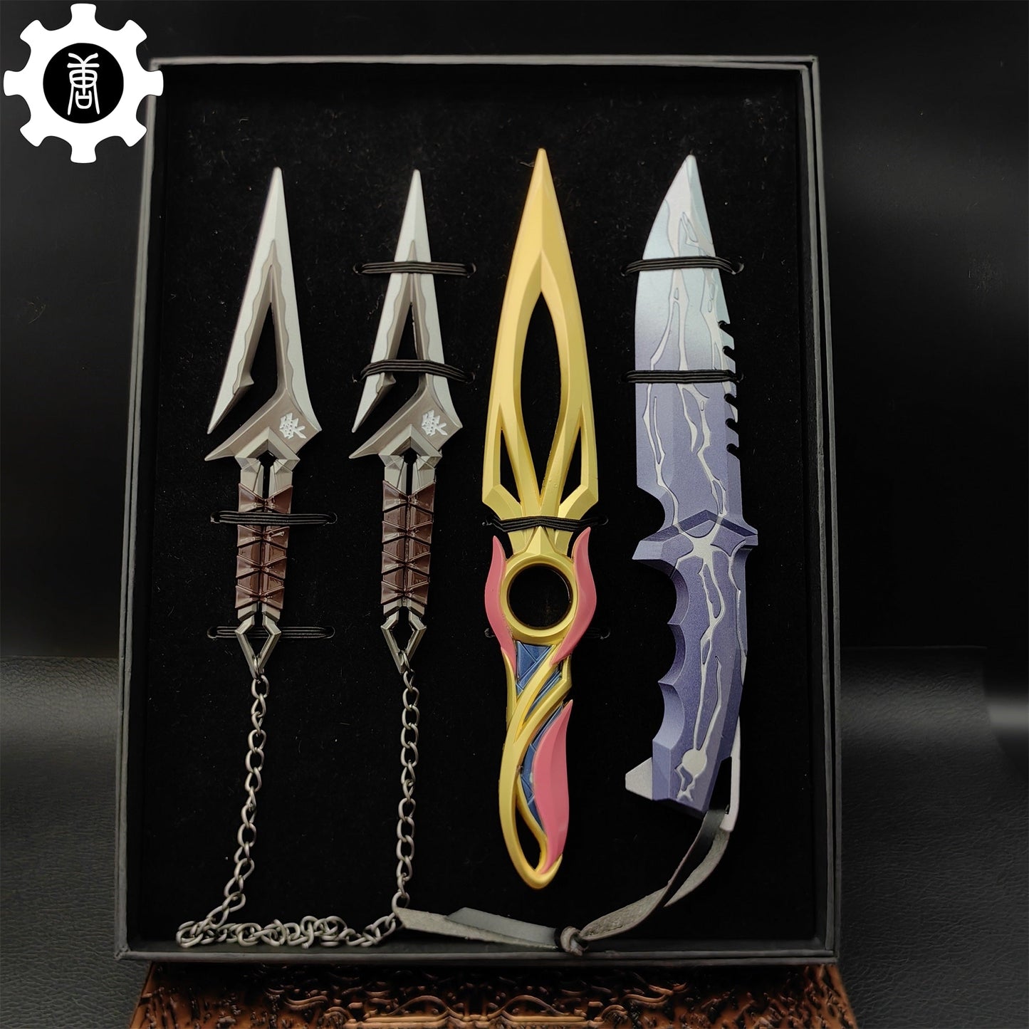 Mystbloom Kunai Smite Knife Kuronami No Yaiba Mini Metal Replica 