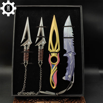 Mystbloom Kunai Smite Knife Kuronami No Yaiba Mini Metal Replica 