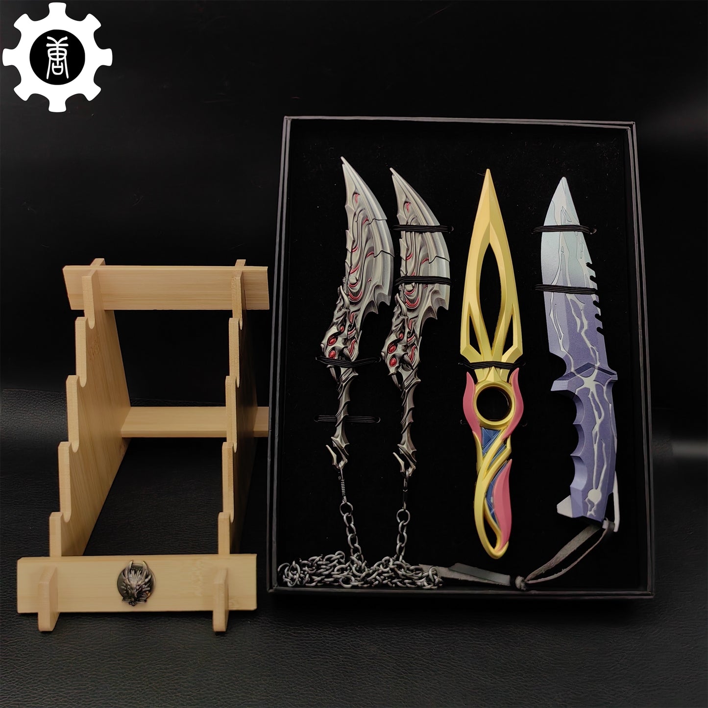 Mystbloom Kunai Smite Knife Blades Of Primordia Mini Metal Replica 