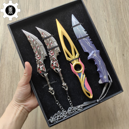 Mystbloom Kunai Smite Knife Blades Of Primordia Mini Metal Replica 