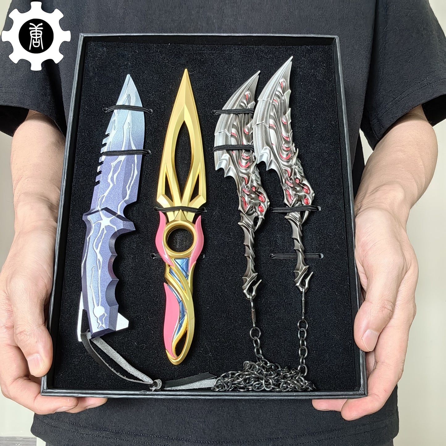 Mystbloom Kunai Smite Knife Blades Of Primordia Mini Metal Replica 