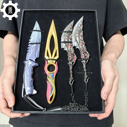 Mystbloom Kunai Smite Knife Blades Of Primordia Mini Metal Replica 
