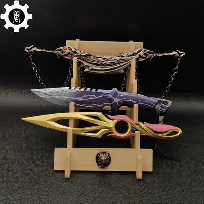 Mystbloom Kunai Smite Knife Blades Of Primordia Mini Metal Replica 