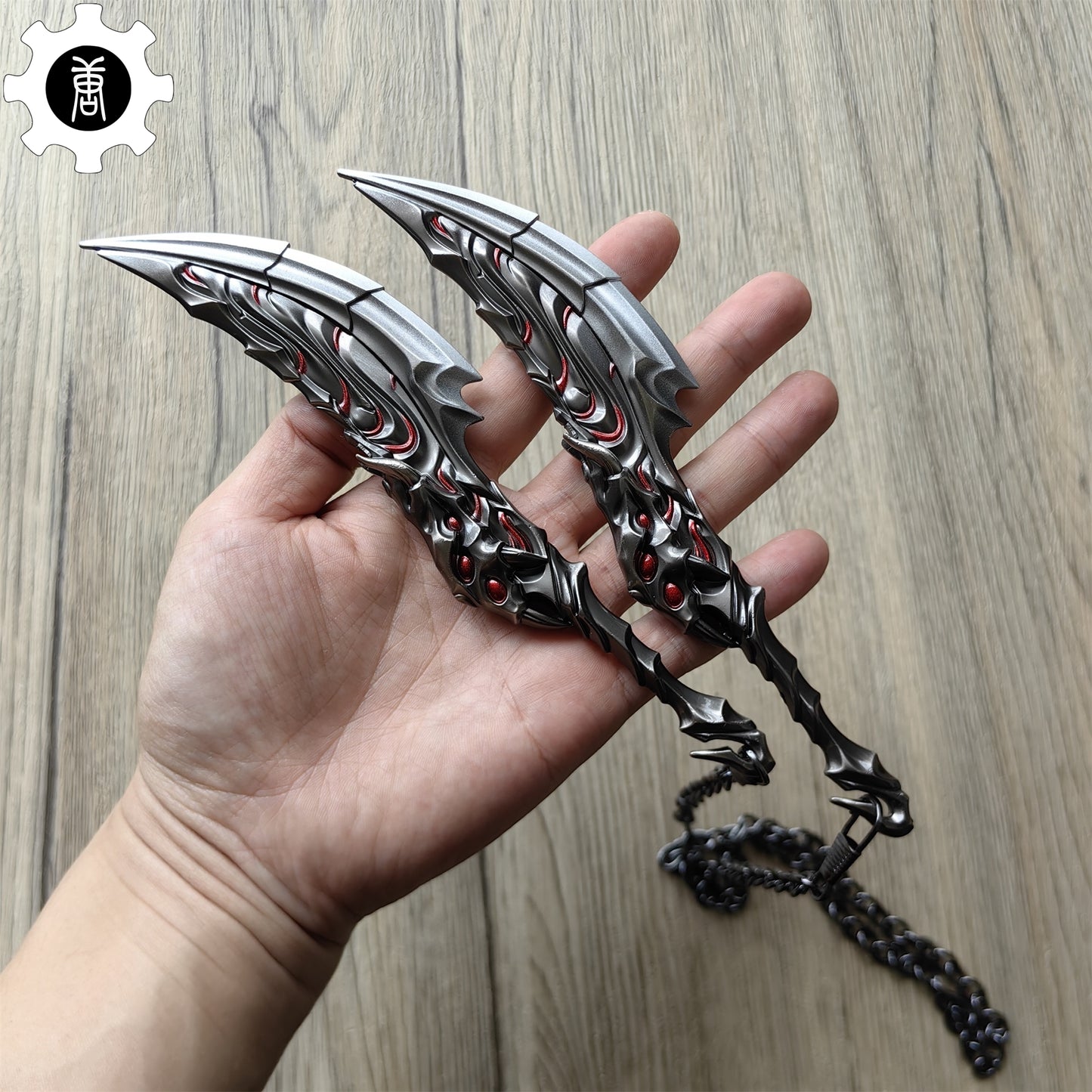 Mystbloom Kunai Smite Knife Blades Of Primordia Mini Metal Replica 