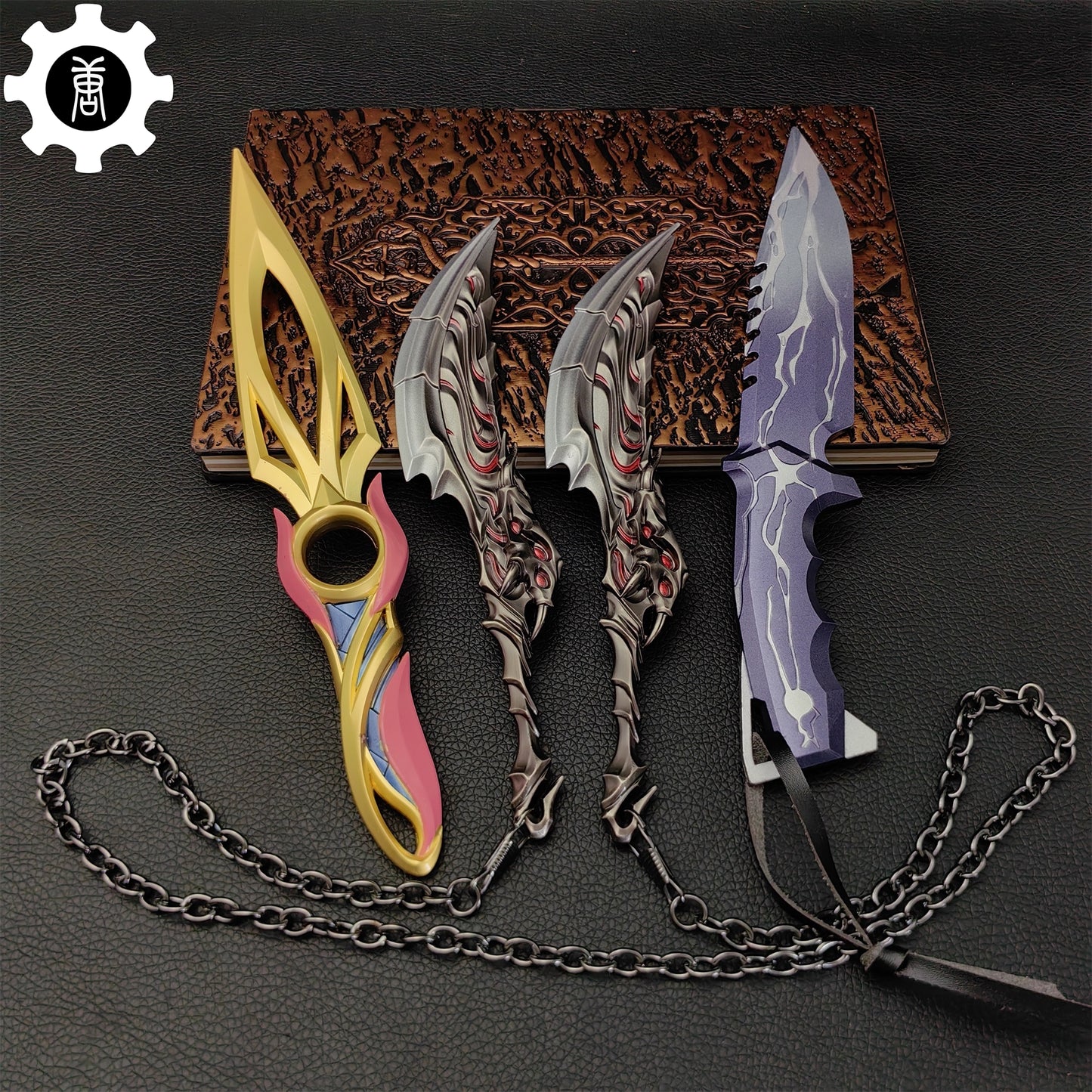 Mystbloom Kunai Smite Knife Blades Of Primordia Mini Metal Replica 