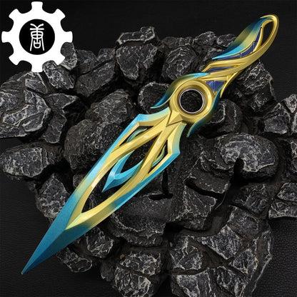 Metal Dull Blade Mystbloom Kunai 11'' Game Prop 3 Colors