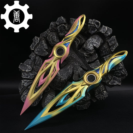 Metal Dull Blade Mystbloom Kunai 11'' Game Prop USA Stock