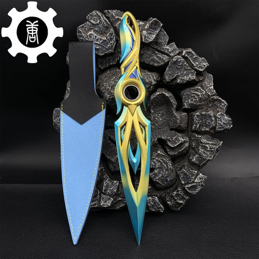 Val Blunt Blade Metal Mystbloom Kunai Replica 28CM/11"