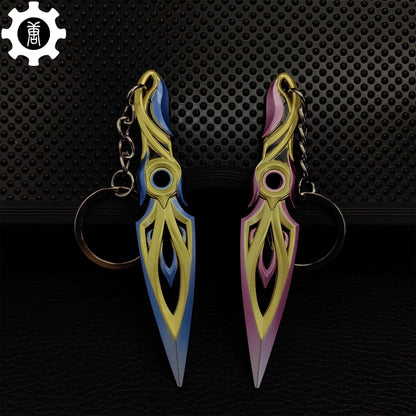 Metal Mystbloom Kunai Tiny Keychain Pendant