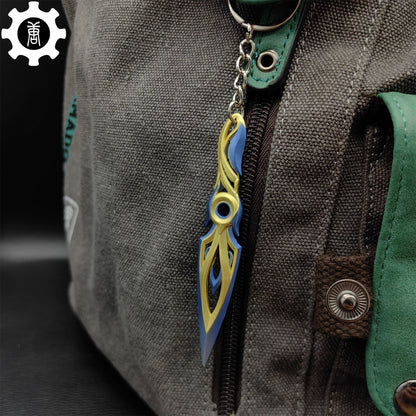 Metal Mystbloom Kunai Tiny Keychain Pendant