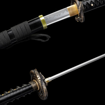 Skyrim Katana Blade Sword Akaviri Sword Manganese Steel IRL Replica